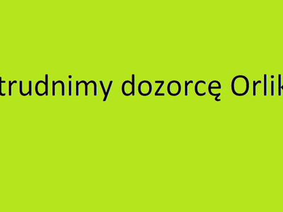 OGŁOSZENIE