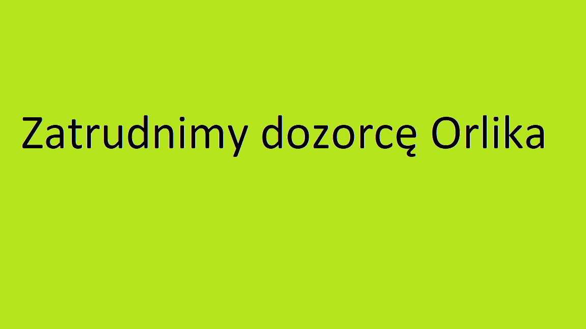 OGŁOSZENIE