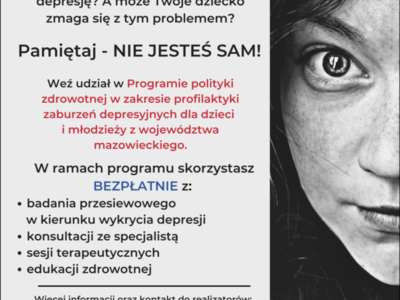plakat depresja