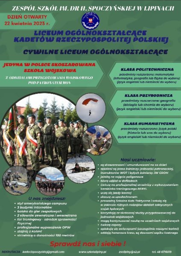 promocja szkoły w Lipinach
