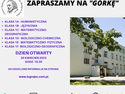 Zaproszenie od LO w Grójcu