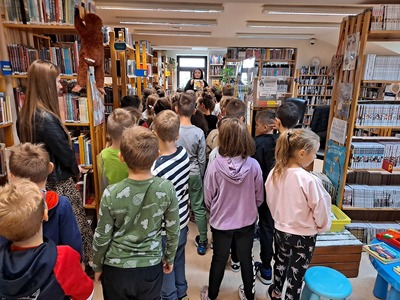 Wizyta w Publicznej Bibliotece Miejsko - Gminnej