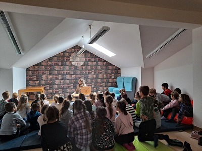 Wizyta w Publicznej Bibliotece Miejsko - Gminnej
