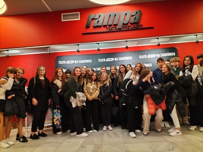 Klasa 8d w Teatrze Rampa