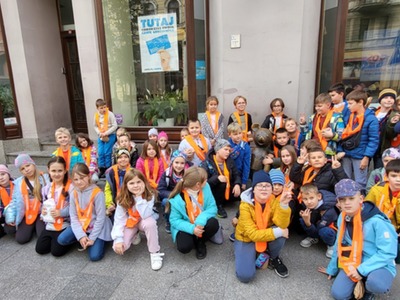 Ul. Piotrkowska i Miś Uszatek