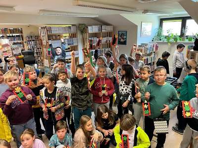 Lekcja w bibliotece publicznej
