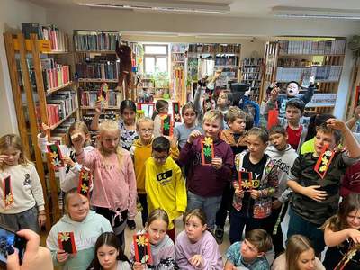 Lekcja w bibliotece publicznej