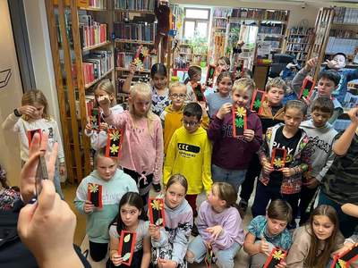 Lekcja w bibliotece publicznej