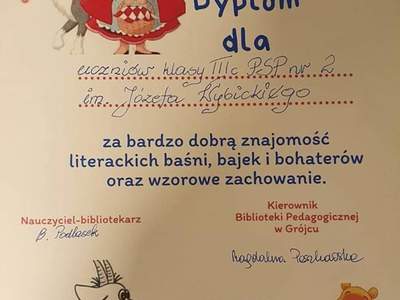 Klasa IIIc odwiedziła Bibliotekę Pedagogiczną w Grójcu