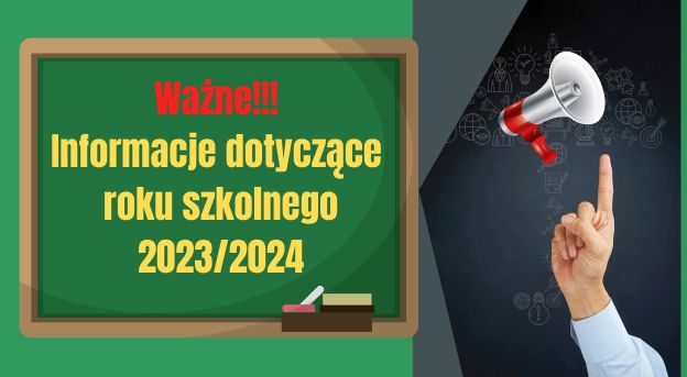 Serdecznie zapraszamy na rozpoczęcie Roku Szkolnego 2023/2024 w dniu 4 września o godzinie 9.00 na boisku szkolnym