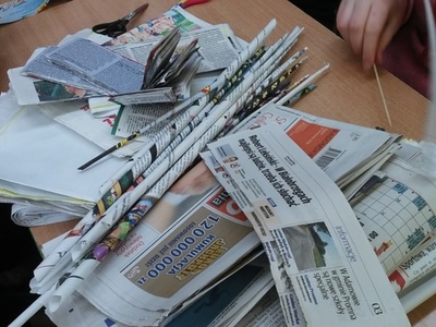 Ponowne użycie niepotrzebnej gazety 