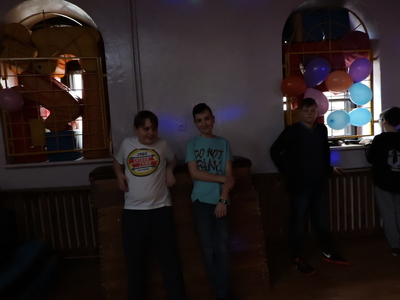 Zabawa na balu karnawałowym 