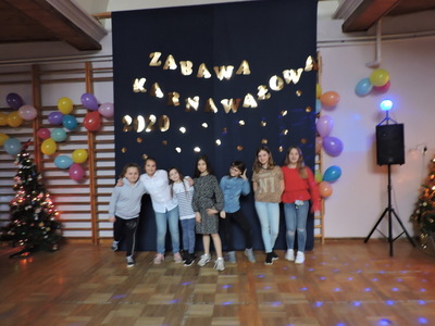 Zabawa na balu karnawałowym 