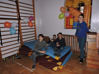 Zabawa na balu karnawałowym 