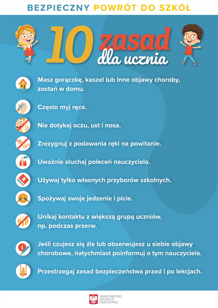 Zasady dla ucznia