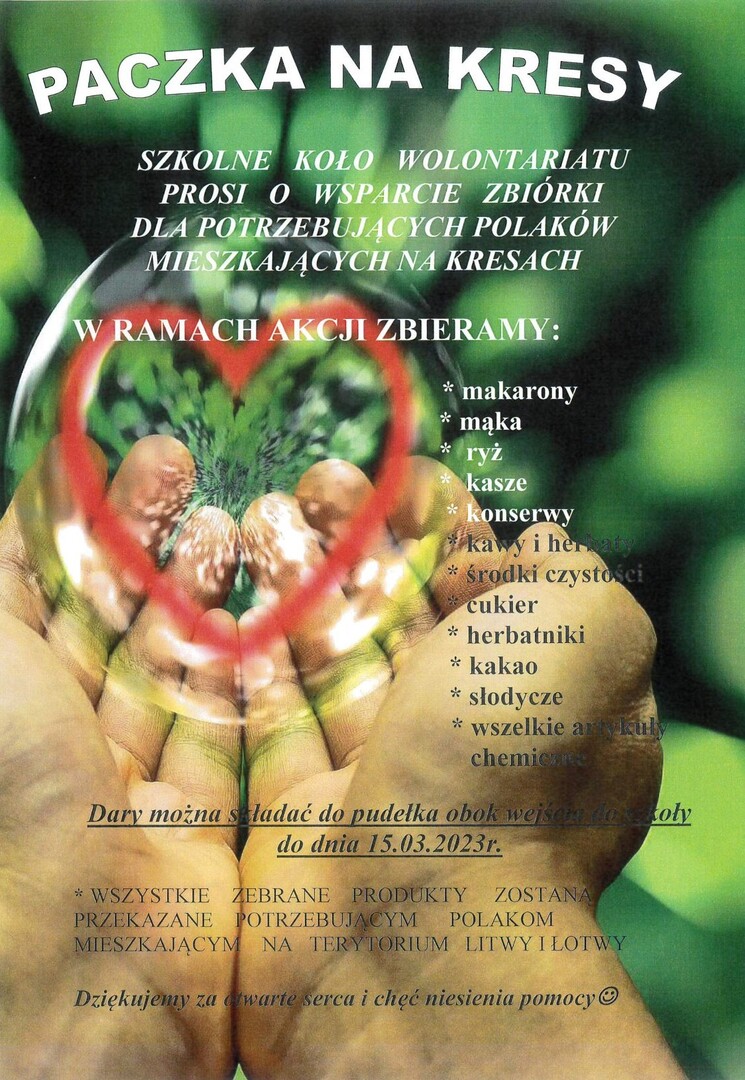 Plakat - PACZKA NA KRESY