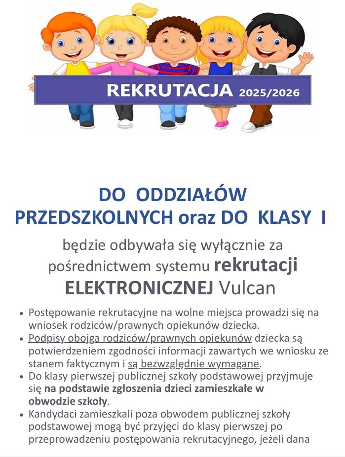 Rekrutacja elektroniczna do szkół i przedszkoli