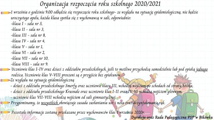Rozpoczęcie roku szkolnego 
