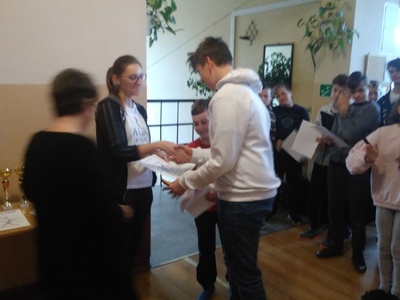 Wręczanie dyplomów oraz nagród 