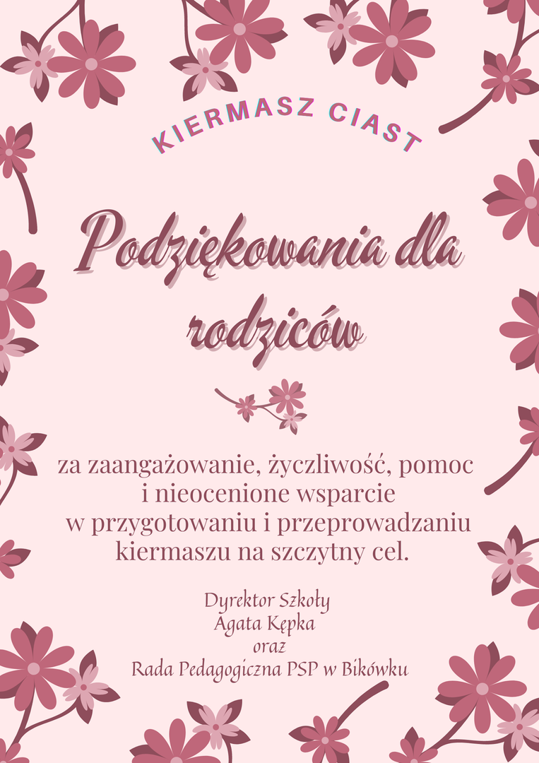 Podziękowanie
