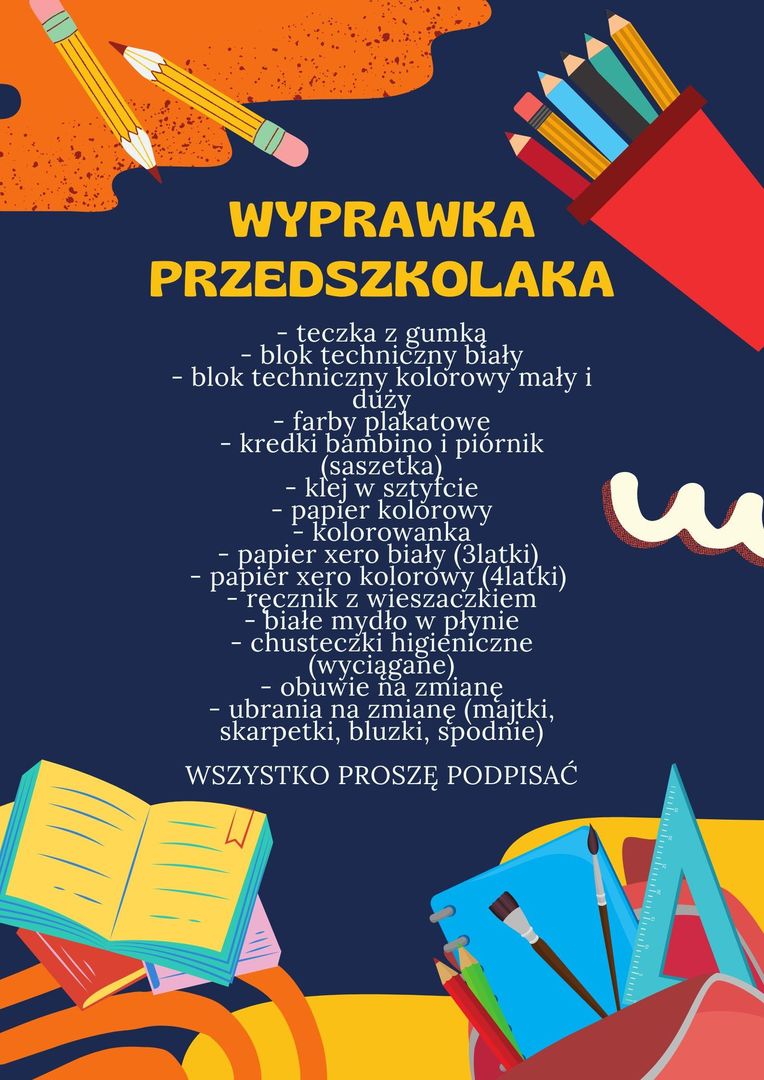 WYPRAWKA PRZEDSZKOLAKA