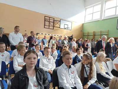 Uczniowie PSP w Bikówku