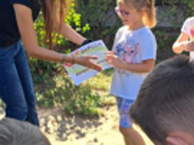 Wręczenie nagród za uczestnictwo w konkursie.