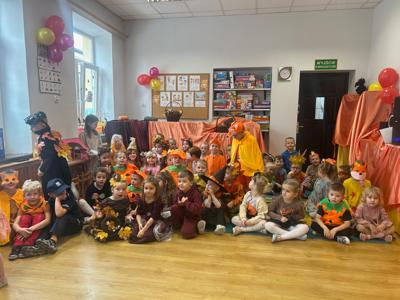 Przedszkolaki podczas Balu Jesieni.