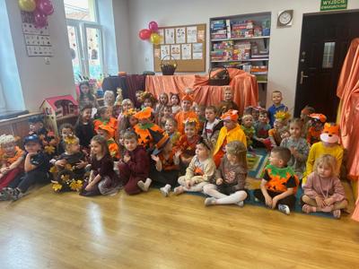 Przedszkolaki podczas Balu Jesieni.