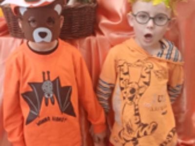 Przedszkolaki podczas Balu Jesieni.