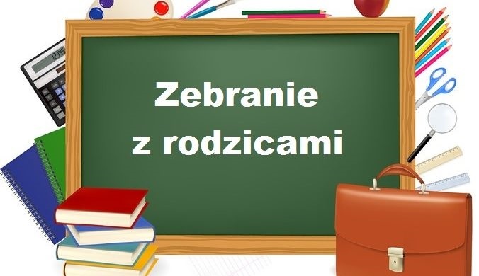 grafika informacyjna "zebranie z rodzicami"