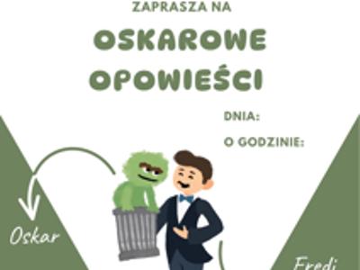 Plakat informacyjny o spotkaniu z brzuchomówcą.