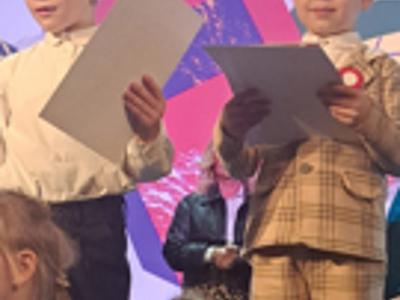 Uczestnicy konkursu podczas wręczenia nagród.