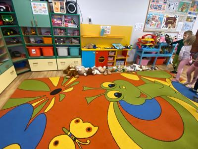 Przedszkolaki podczas Dnia Pluszowego Misia.