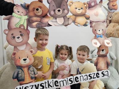Przedszkolaki podczas Dnia Pluszowego Misia