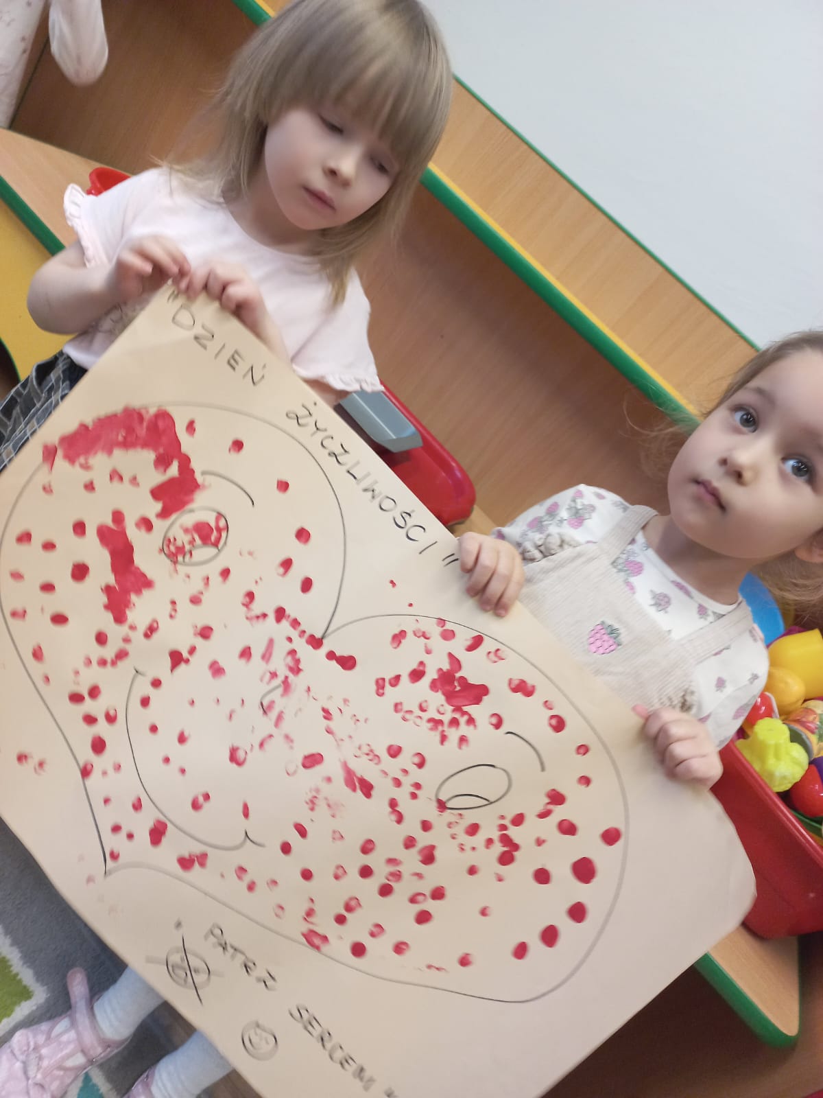 Plakat wykonany przez grupę podczas Dnia Życzliwości