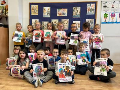 Przedszkolaki podczas Dnia Praw Dziecka.