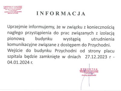 INFORMACJA