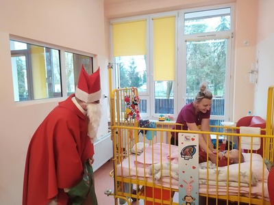Wizyta w Samodzielnym Publicznym Zespole Opieki Zdrowotnej w Krasnymstawie Świętego Mikołaja