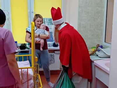 Wizyta w Samodzielnym Publicznym Zespole Opieki Zdrowotnej w Krasnymstawie Świętego Mikołaja