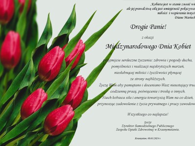 Wszystkiego Najlepszego z okazji dnia kobiet