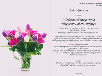 Międzynarodowy Dzień Diagnosty Laboratoryjnego(1)