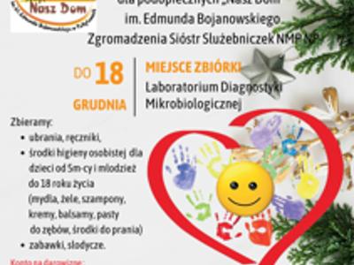 Akcja Charytatywna  „Daj Dzieciom Uśmiech na Święta”