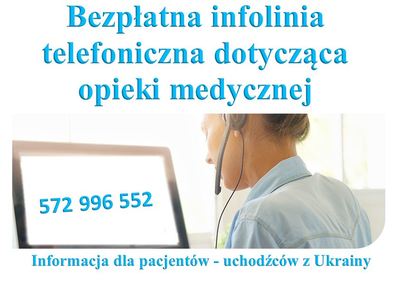 Informacja dla pacjentów z Ukrainy