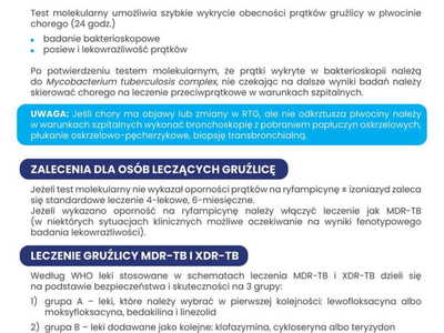 ALGORYTM POSTĘPOWANIA Z GRUŹLICĄ