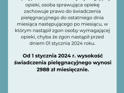Świadczenie pielęgnacyjne 6