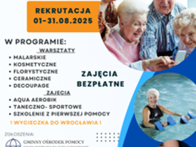 Plakat Senior z pasją