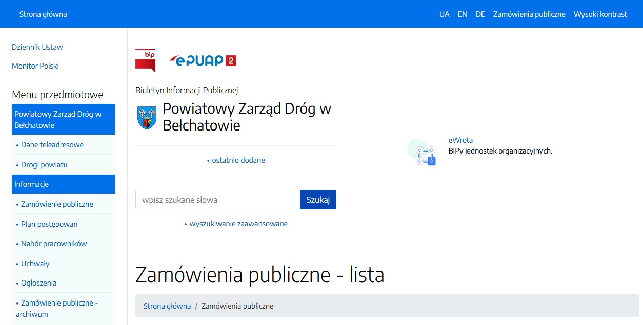 Strona BIP
