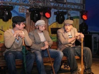 Na zdjęciu grupa teatralna Bez Pośpiechu 