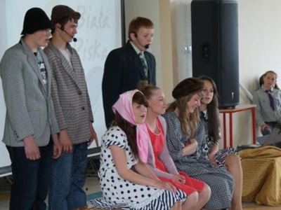 Na zdjęciu grupa teatralna Bez Pośpiechu 